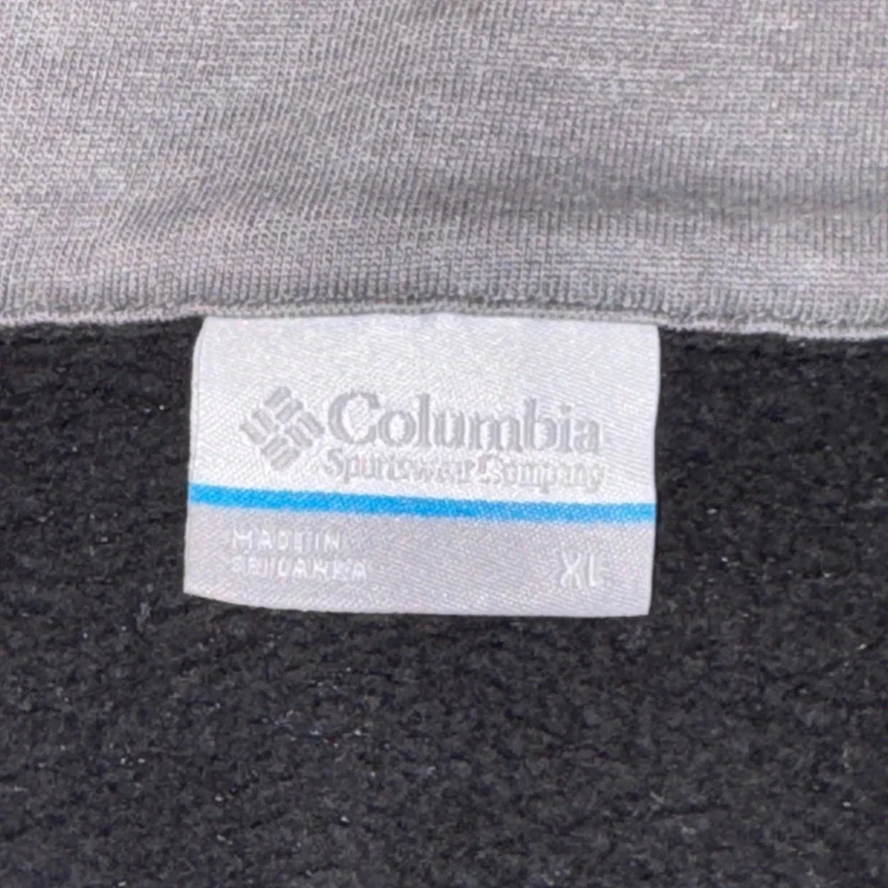 Columbia‎ Fleece Pullover Mens XL Gray Excellent Heathered 1/4 Zip AM1534